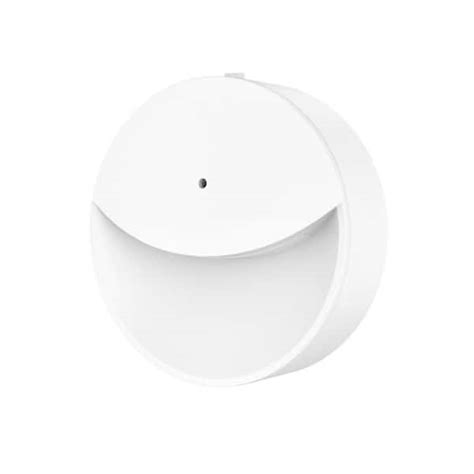 Private Brand Unbranded Round Soft White Led White Night Light With