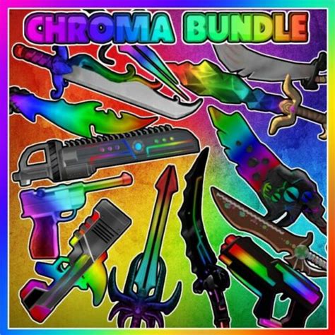 Free shipping free shipping free shipping. Bundle | X1 ALL CHROMA IN MM2 - In-Game Items - Gameflip