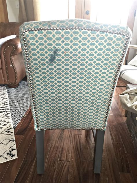 We got the table and chairs for a screaming deal at the restore a few years ago, but the. Reupholstering My Dining Room Chairs - Twelve On Main