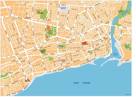 Santo Domingo Vector Map Vector World Maps