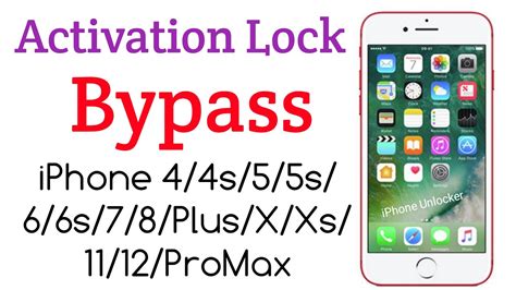 Activation Lock Bypass Iphone 44s55s78plusxxs1112promax