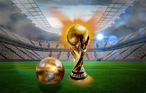 Wallpaper Football Golden Brazil Football World Cup World Cup