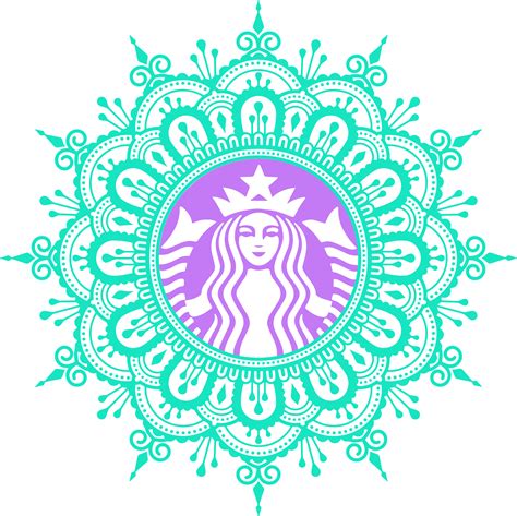 Starbucks Flower Svg Starbucks Svg Starbucks Logo Flower Inspire
