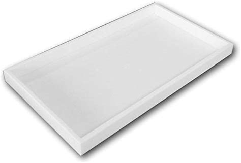 Full Size White Plastic Display Tray 14 34 X 8 14 X 1