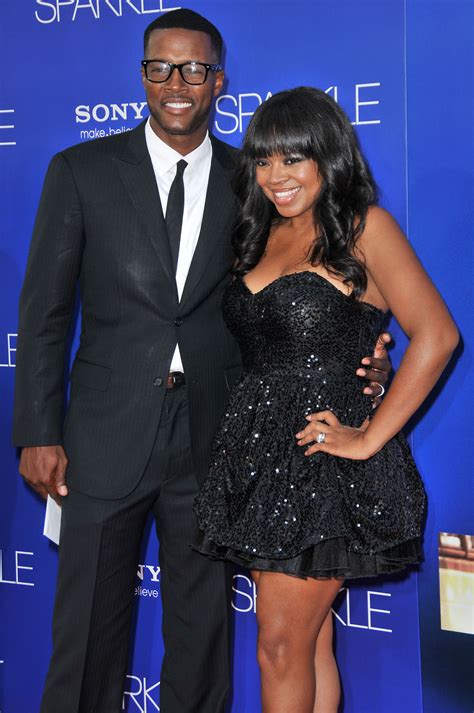 Flex Alexander And Wife Shanice At The World Premiere Of Sparkle