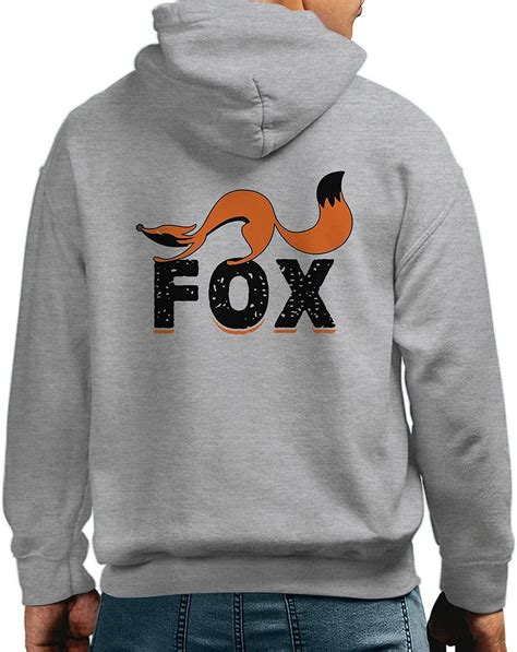 I Love Fox Pullover Hoodie Fox Sweatshirt Graphic Fox
