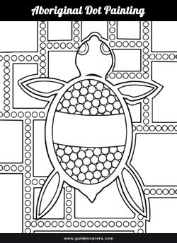 Freeart provides free small art prints and posters of millions of images! Aboriginal Dot Painting Template 1
