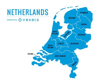 Holland Provinces Map