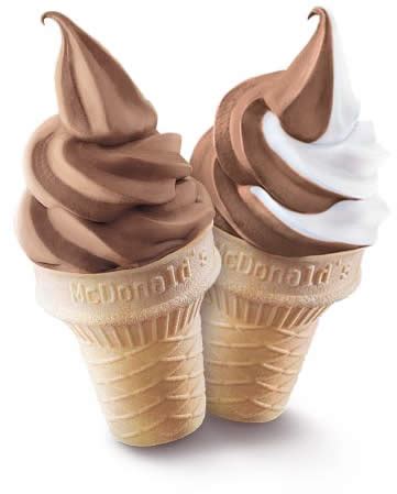 Mcdonalds Spore Brings Back Hersheys Desserts Mcflurry Hot Fudge Sundae Cones From