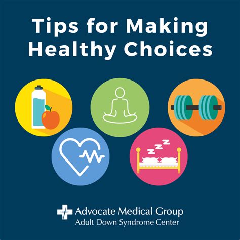 Tips For Making Healthy Choices Adult Down Syndrome Center