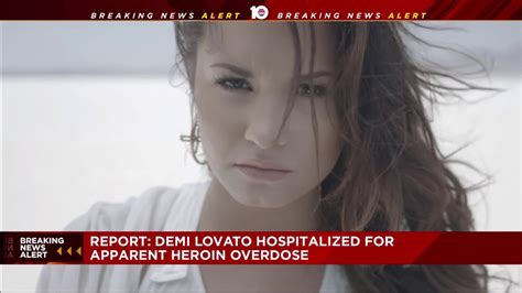 pop star demi lovato suffers drug overdose report says