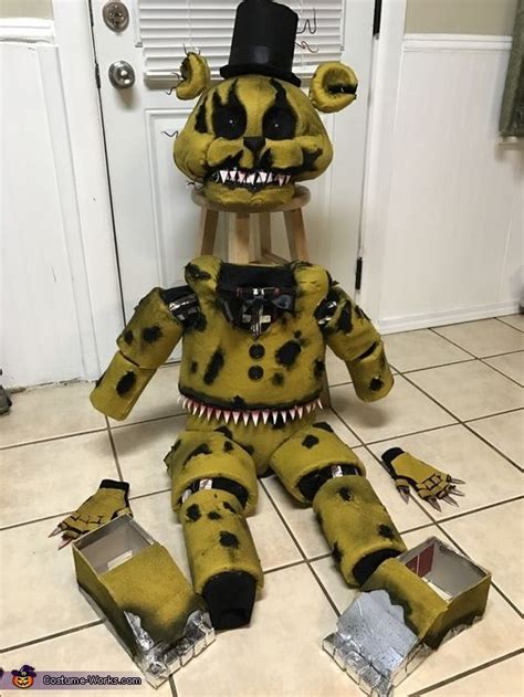 Nightmare Golden Freddy Animatronic Costume Photo 24 Halloween