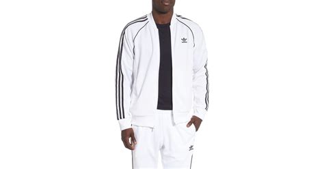 Adidas Originals Sst Track Jacket In White For Men Lyst