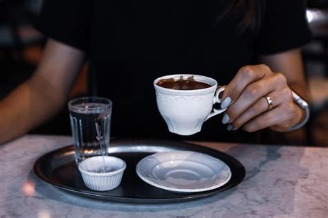 Premium Photo Cup Of Turkish Coffee On Table
