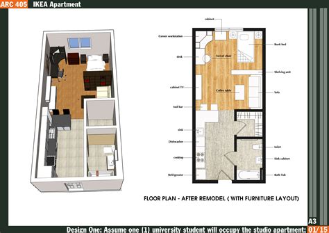 Long Studio Floor Plan Hľadať Googlom Small Apartment Plans