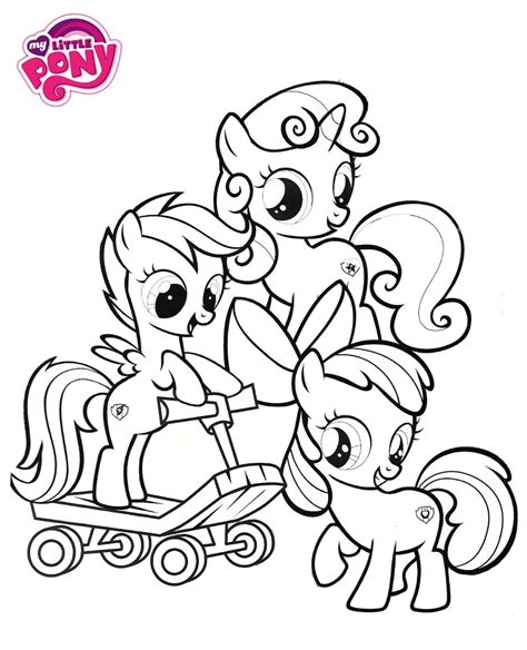 Dibujos De My Little Pony Para Colorear Wonder Day — Dibujos Para
