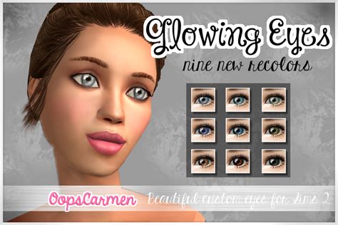 Mod The Sims Glowing Eyes Set Ii Recolors