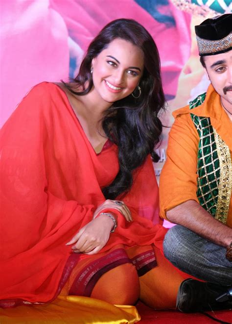 Indian Actress Sonakshi Sinha Spicy Stills In Colorful Red Dress Tollywood Boost
