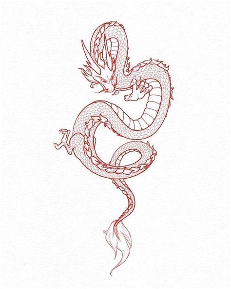 However, they make you look super cool and help you achieve that fierce look that you have in the chinese art, you can see that they draw the dragon with flaming pearls in their hands. Pin by Jess on Art in 2020 | Small dragon tattoos, Red ...