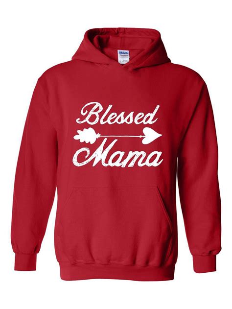 Moms Favorite Unisex Blessed Mama Hoodie Sweatshirt