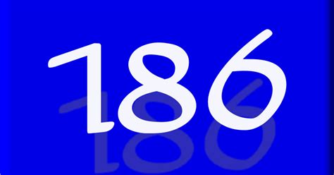 Numbers Number 186