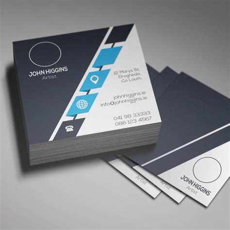 Create business card online that make an impression. Square Business Cards - Essex Banners