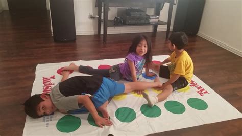 Kids Playing Twister 1st Time 😂 Youtube