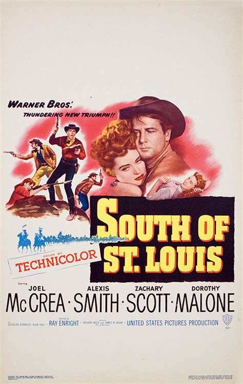 Both big studio and independent films that were filmed in st. South of St. Louis 1949 U.S. Window Card Poster ...