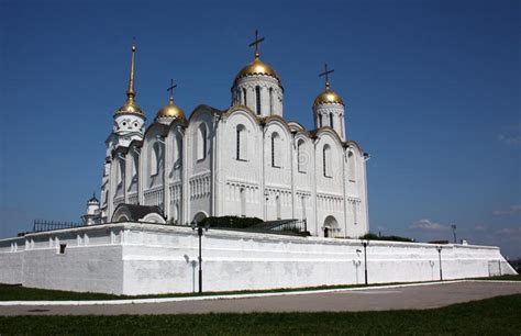 The Holy Assumption Cathedral Vladimir Russia Stock Image Image Of