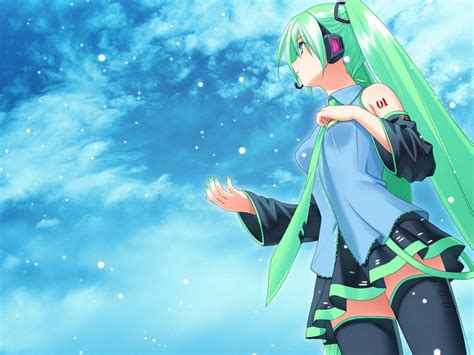We have a lot of different topics like nature, abstract and a lot more. Green Haired HD Anime Girl Wallpaper - HD Wallpapers