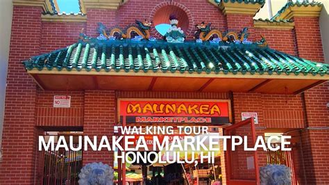 exploring maunakea marketplace in chinatown downtown honolulu hawaii usa walking tour