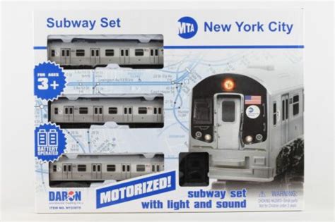 Nyc New York City Mta Subway Car Set R160 New W Lights And Sound Tracks