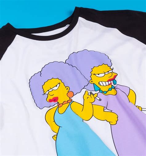 The Simpsons Patty And Selma Baseball T Shirt