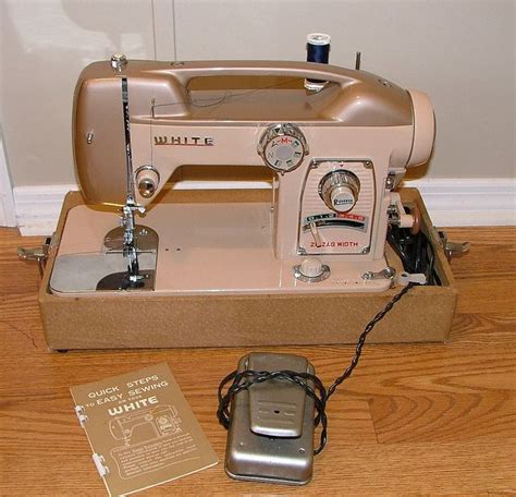 Vintage White Sewing Machine This Model Is Known As The Fair Lady
