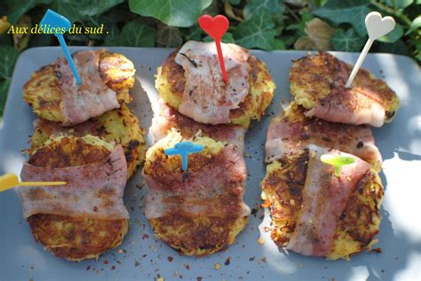Paillassons de pommes de terre au lard