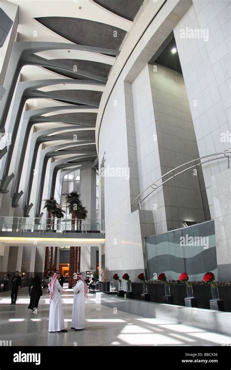 Inside Kingdom Tower Riyadh Saudi Arabia Stock Photo Alamy