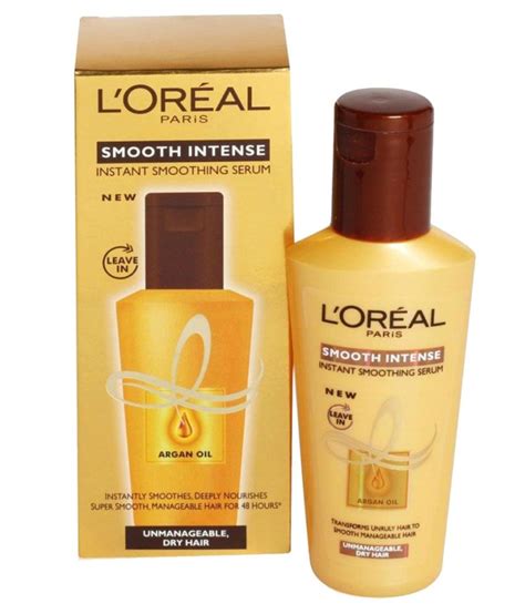 Feel beautiful in your own skin with l'oreal paris today! L'Oreal Paris Smooth Intense Hair Serum - 100 ml: Buy L ...