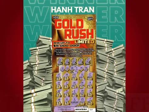Tampa Woman Claims 1000000 On Florida Lottery Gold Rush Scratch Off