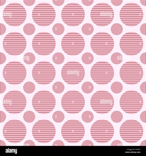 Seamless Geometric Circle Pattern Background Design Vector Graphic