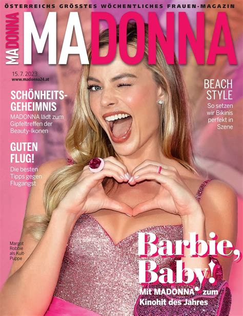 Margot Robbie Madonna Magazine July Issue Celebmafia