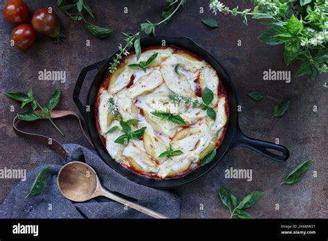 Conchiglie Stuffed Pasta Shells With Ricotta Cheese Mozzarella And