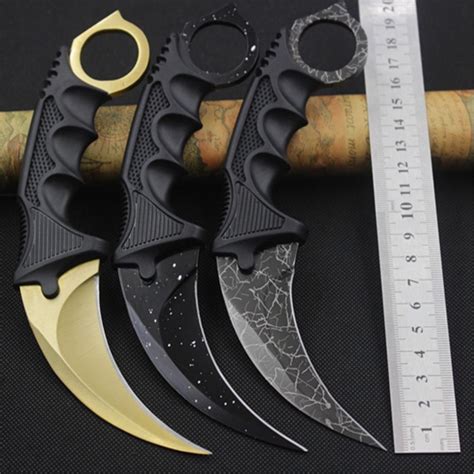 We offer custom made counter strike knives, apparel and accessories! Binoax Karambit Knife CS GO Counter Strike Knives Survival ...