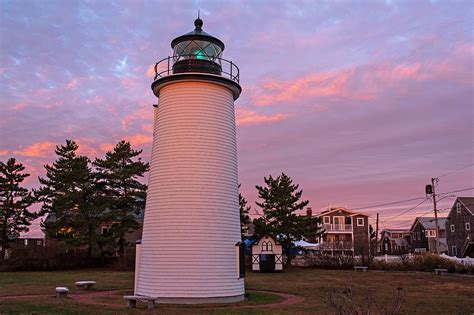 Plum Island Light At Sunrise Newbury Massachusetts Photograph By Toby