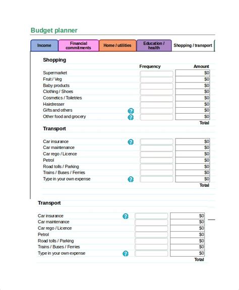 We have many budget templates, but this one is extremely simple. 19+ Simple Budget Planner Templates - Word, PDF, Excel ...