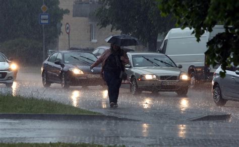 Photo Thunderstorm In Riga Baltic News Network