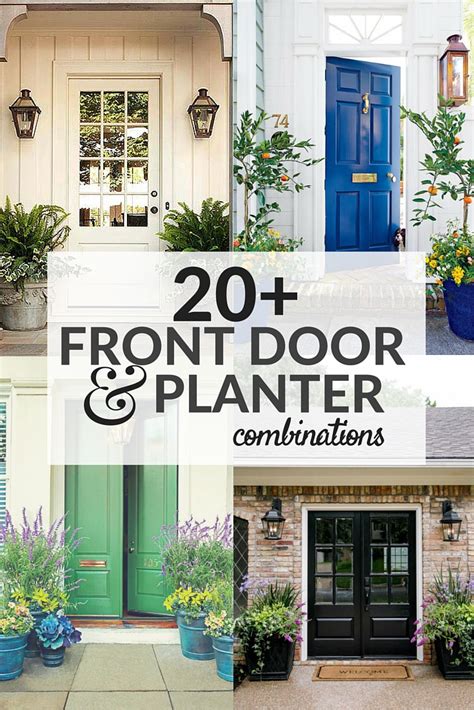 Decorating tips to add curb appeal to your front entryway or porch. 20+ Front Door Ideas - Craftivity Designs