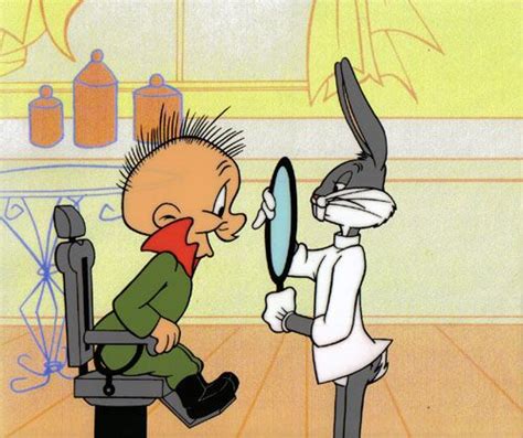 Bugs Bunny And Elmer Fudd Ideias Para Barbearias Cartazes Vintage