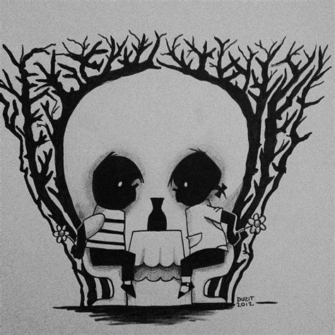 240 Best Skull Illusions Images On Pinterest Skull Art Bones And Skulls