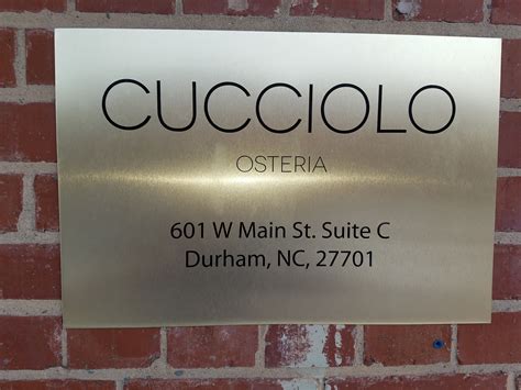 Brushed aluminum signs are perfect for advertising your business both
