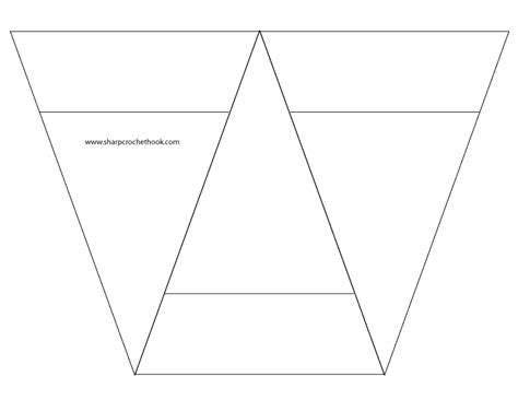 As these templates are blank, you can. Sharp Crochet Hook: Christmas Advent Calendar Pennant Banner | Pennant banner template, Diy ...